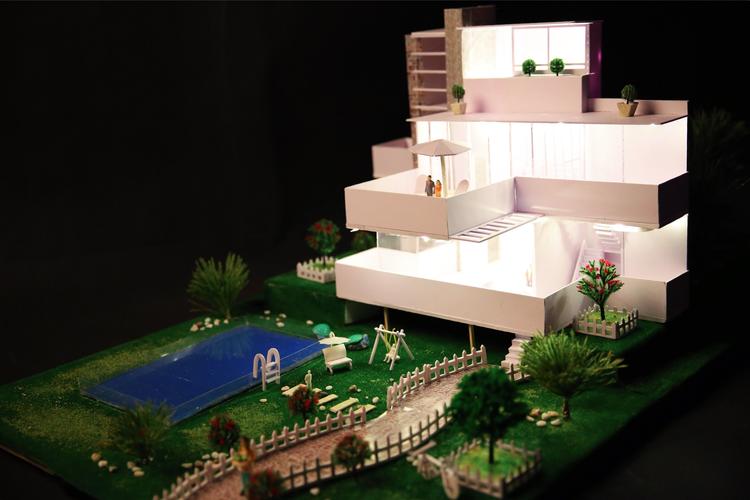 17高职环境艺术设计班《建筑模型制作》课程作品展
